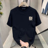 Black Beige Logo Print / 5XL | US 50 / EU 60