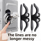 Cord winder holding a wound appliance cable and plug on the side of an appliance