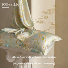 Printed Mulberry Silk Pillowcase