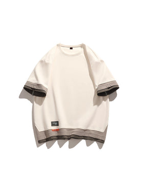 Mens Round Neck Short Sleeve