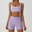 Cardamom Purple, Bra and Shorts Set