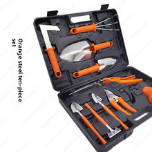 10 Piece Stainless Steel Gardening Tool Set with Case