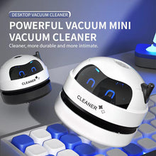 Mini Desktop Vacuum Cleaner USB Rechargeable Cordless Keyboard Crumb Sweeper