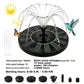 Solar fountain spec panel with 180mm panel, 7V, 3W, 60 cm spray height and black nozzles, option with battery