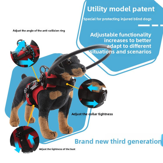 Blind Pet Anti Collision Ring Harness