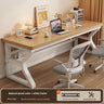 Crescent White Frame Natural Wood