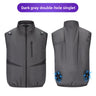 Dark Gray KD6083 2-Hole AC Vest / 3XL | US 2XL / EU 54