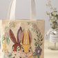 Double-Sided Embroidered Canvas | close up material texture