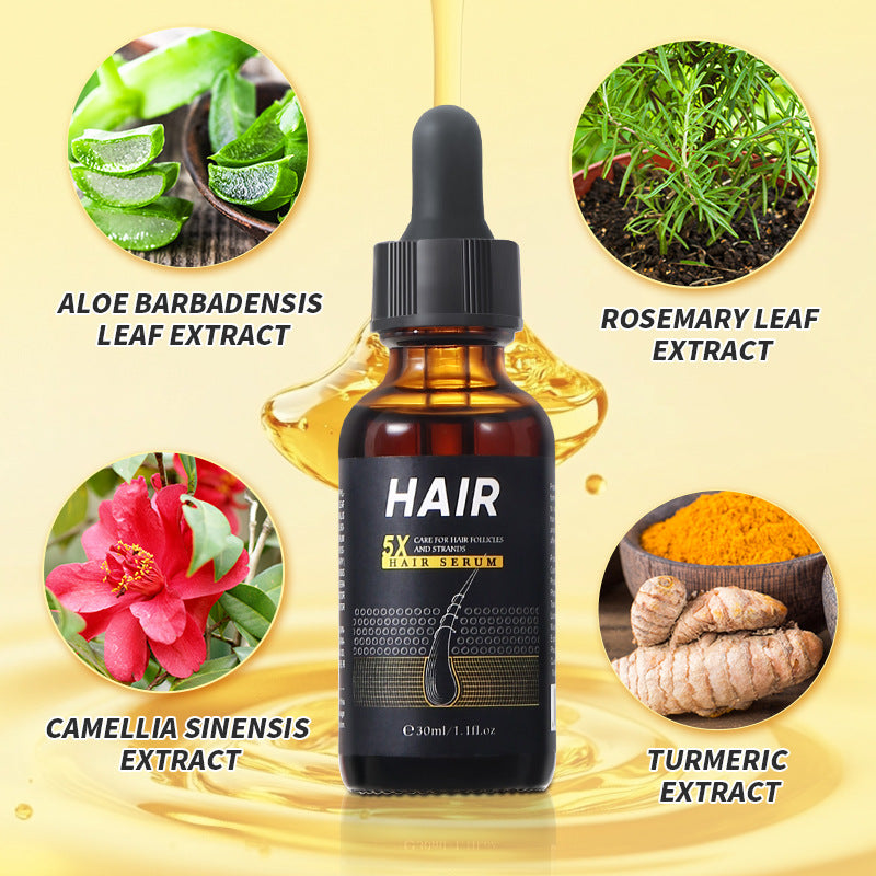 Hair Growth Essence Serum | close up material texture
