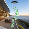 Green Hummingbird / Red Housing Lamp Head