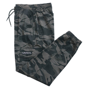 Mens Camo Cargo Joggers with Multi Pocket Design