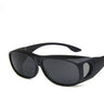 Glossy Black Frame, Grey Lens