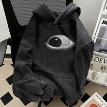 Heavyweight Washed Distressed Hooded Sweatshirt
