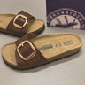 Brown-leather cowhide insole