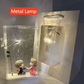 Christmas DIY LED light kit parts and clear acrylic case ready for assembly