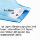 Cloth period pad wrapped around underwear with metal snap fastened