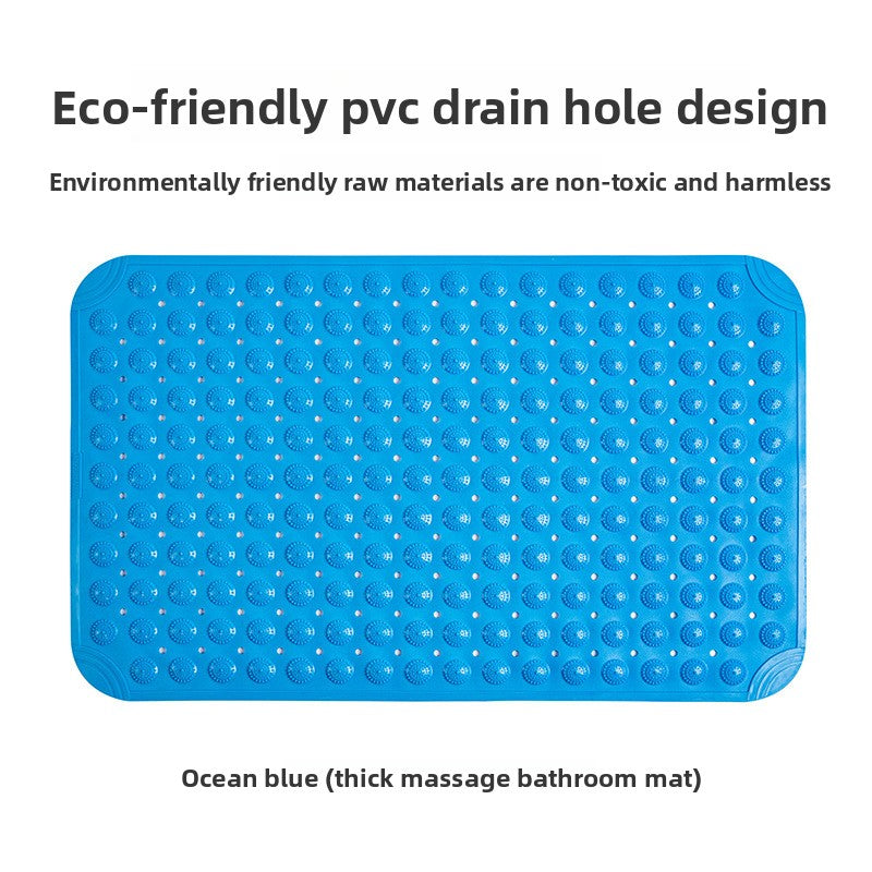 PVC bath mat surface close up, ridged dome nubs packed in even rows