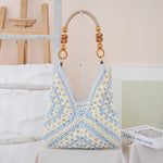 Woven Straw Shoulder Bag, Everyday Bag for Busy Day, Simple Errand, daily routine with Practical Value, Cleaner Use, and E...