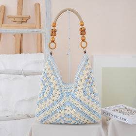 Woven Straw Shoulder Bag