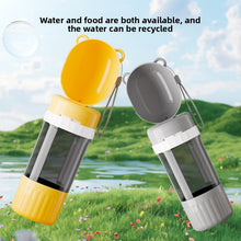 Portable Pet Water Bottle with Foldable Drinking Bowl