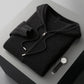 Double-sleeved knitted loose-fitting sweater coat