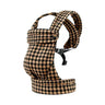 Large Coffee Black Houndstooth