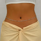 One of the waist chain designs in this range, photographed worn low across the waist