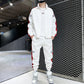 Plus Size Hooded Tracksuit Set