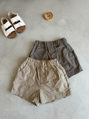 Gumi Bear Boys Printed Shirt and Shorts Set | side profile detail close up