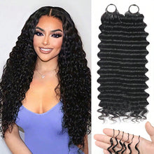 Feather Crochet Human Hair Braiding Extensions