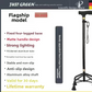 Aluminum walking cane handle strap and telescopic lock mechanism detail