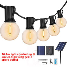 Solar Powered G40 Outdoor Decorative Light String