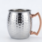Stainless Steel Hammered Textured Cup