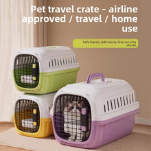 Portable Pet Travel Crate with Ventilation