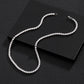 Zircon Cuban Chain Necklace | front view product hero shot