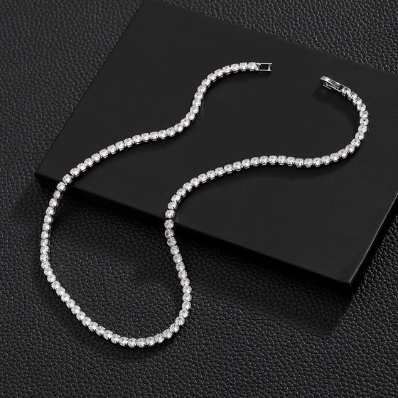 Zircon Tennis Chain Necklace