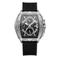 Men's quartz watch in soft studio lighting on plain backdrop
