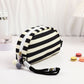 Canvas Striped Toiletry Bag