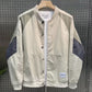 Thin Baseball Collar Jacket | product on the move