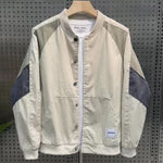 Thin Baseball Collar Jacket | product on the move