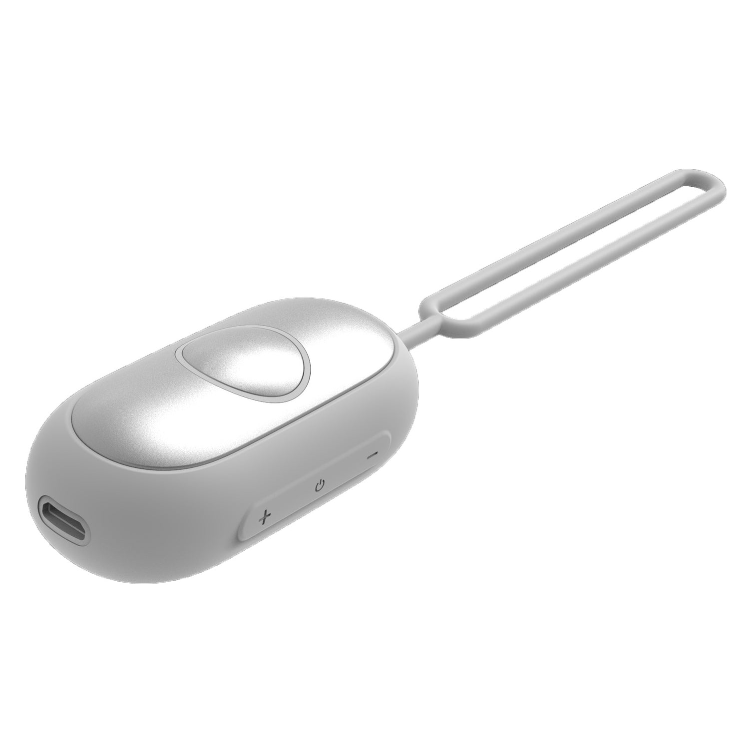 Compact USB rechargeable sleep aid relaxation device with a smooth rounded body