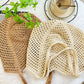 Cotton Thread Handmade Crochet Tote Bag, Everyday Bag for Busy Day, Simple Errand, daily routine with Practical Value, Cle...