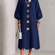 Womens Polo Collar Knit Dress
