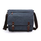 Canvas Messenger Bag with Laptop Compartment