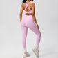 Workout Set Seamless Leggings Sports Bra