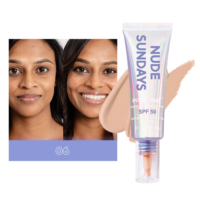 Liquid Foundation Makeup | top down clean shot