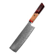 Big red handle kitchen knife