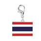 Stainless Steel National Flag Pendant Bracelet