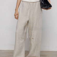 Linen Wide Leg Casual Pants
