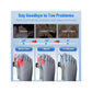 Single-piece bunion corrector splint kit with heel strap and gel toe separators
